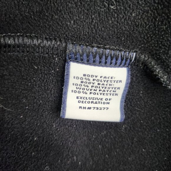 Womens Black Fila Sport Fleece Plush Jacket Full Zip Mock Neck Polyester XL - Picture 8 of 12